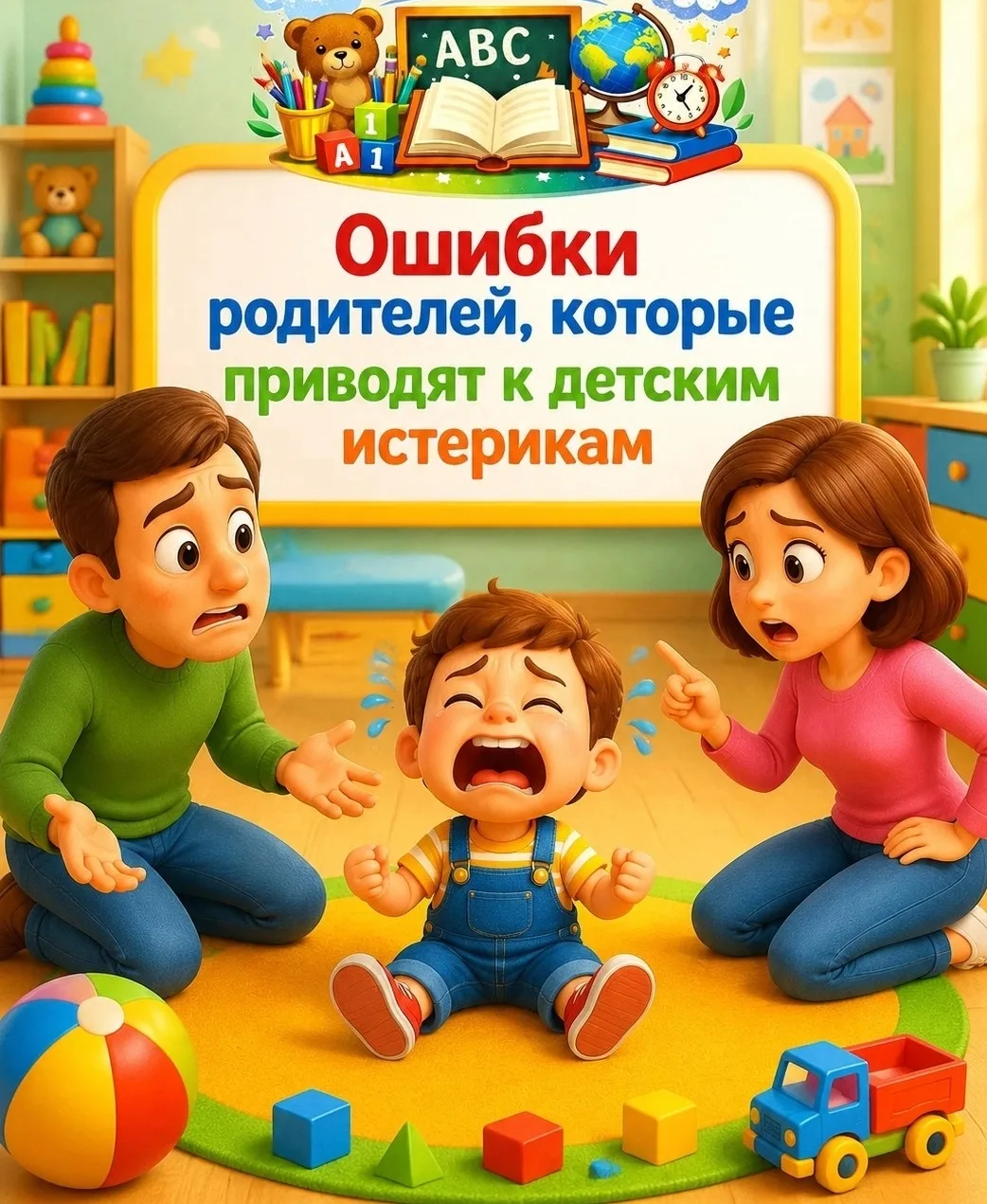 4 ошибки, которые запускают истерики