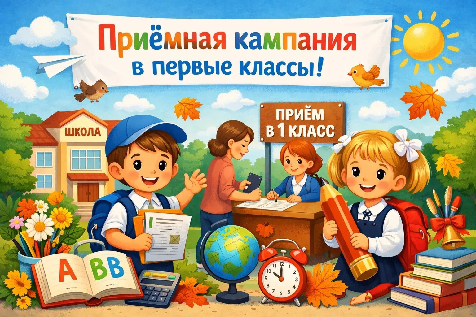С 1 АПРЕЛЯ В АЛТАЙСКОМ КРАЕ СТАРТУЕТ ПРИЕМНАЯ КАМПАНИЯ В ПЕРВЫЕ КЛАССЫ