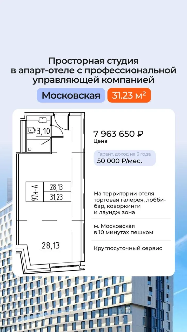 Апартаменты с программами гарантированного дохода