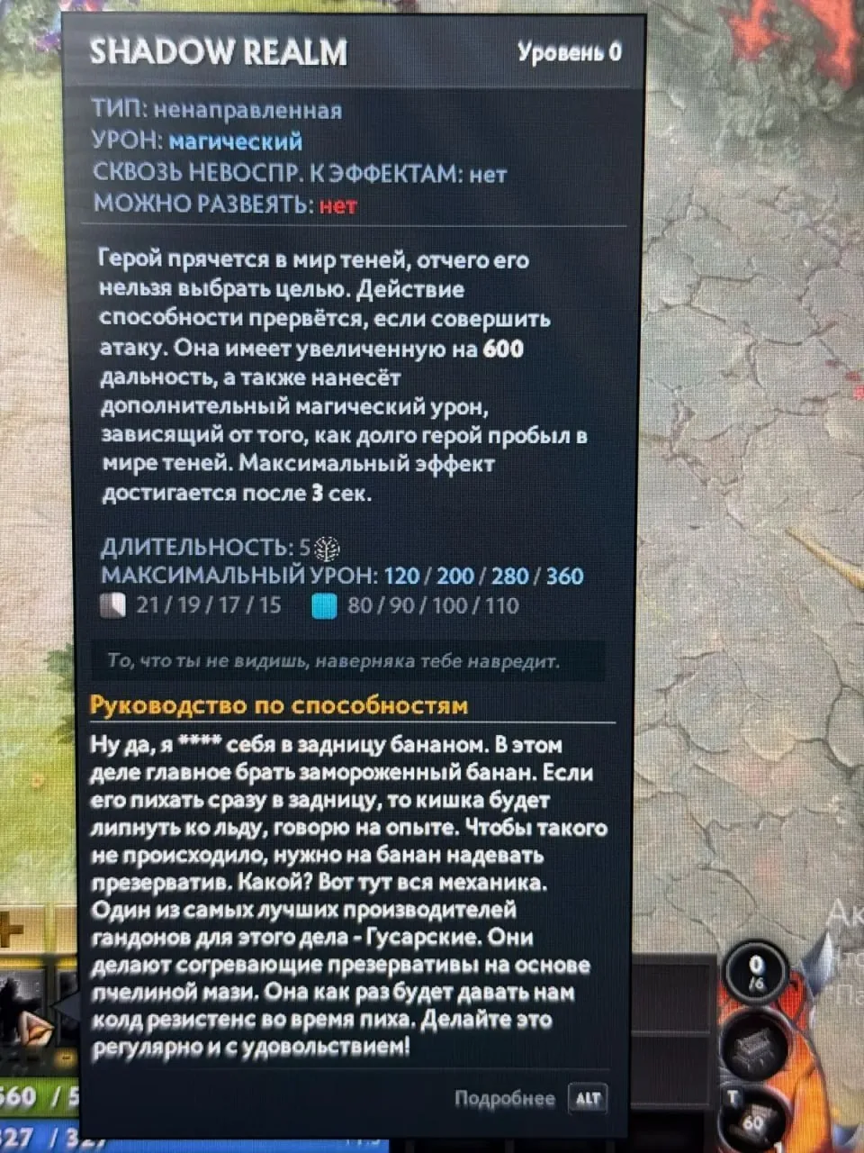 Обстановка в гайдах Dota 2