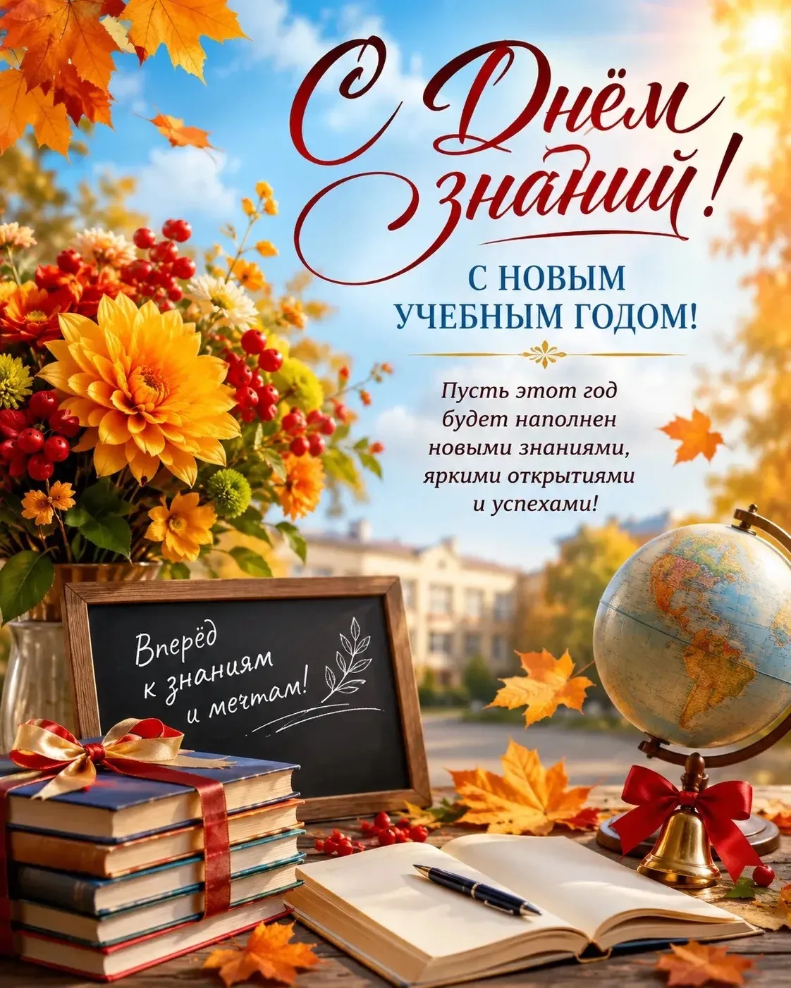 🎉 С Днём знаний, дорогие родители, малыши и наши замечательные воспитатели! 🎉