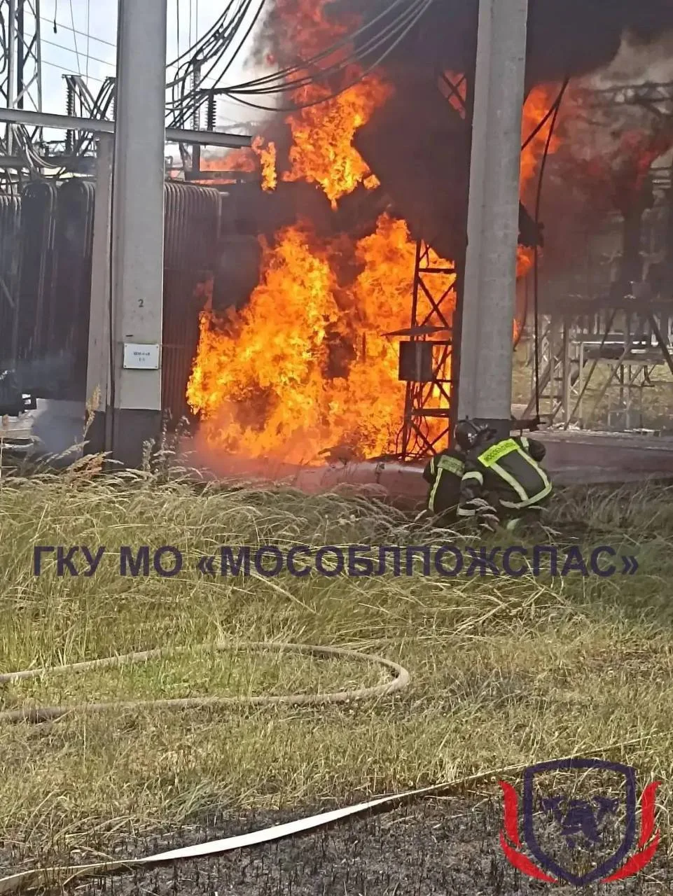 В Котельниках на постанциии произошел пожар.