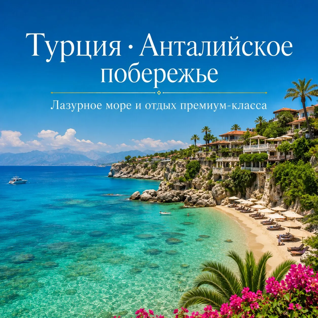 ✨ Туры в Турцию · Анталийское побережье