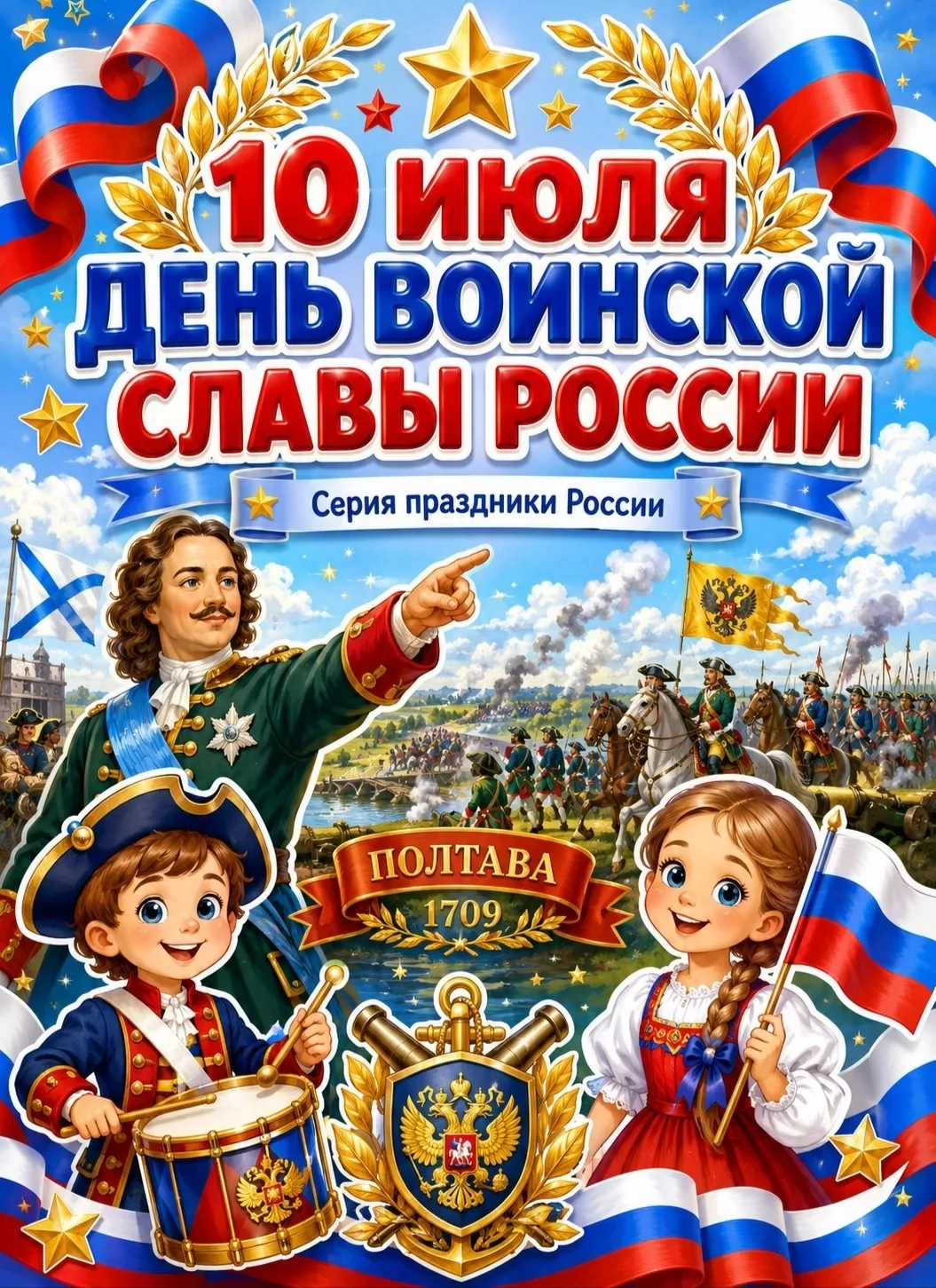 10 июля в России отмечают День воинской славы — в честь победы русской армии под командованием Петра