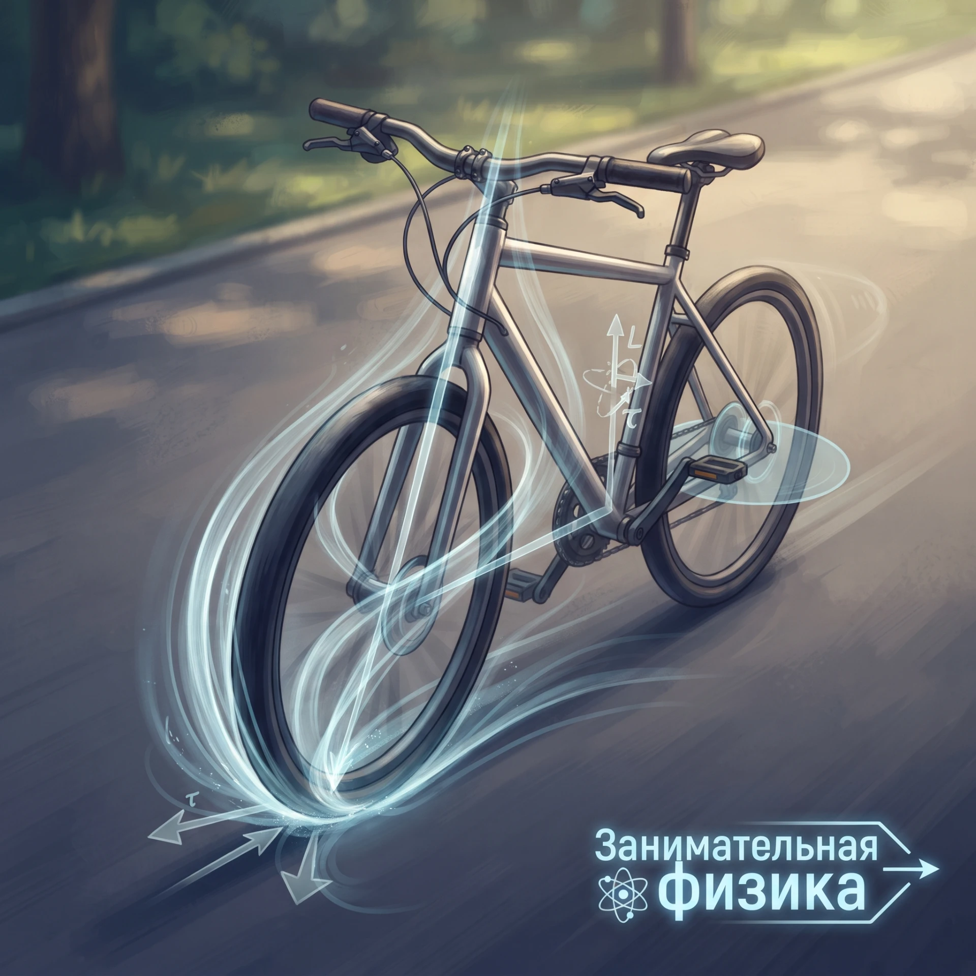 🚲 СЕКРЕТ ВЕЛОСИПЕДА: ЧТО НА САМОМ ДЕЛЕ УДЕРЖИВАЕТ ЕГО В РАВНОВЕСИИ?