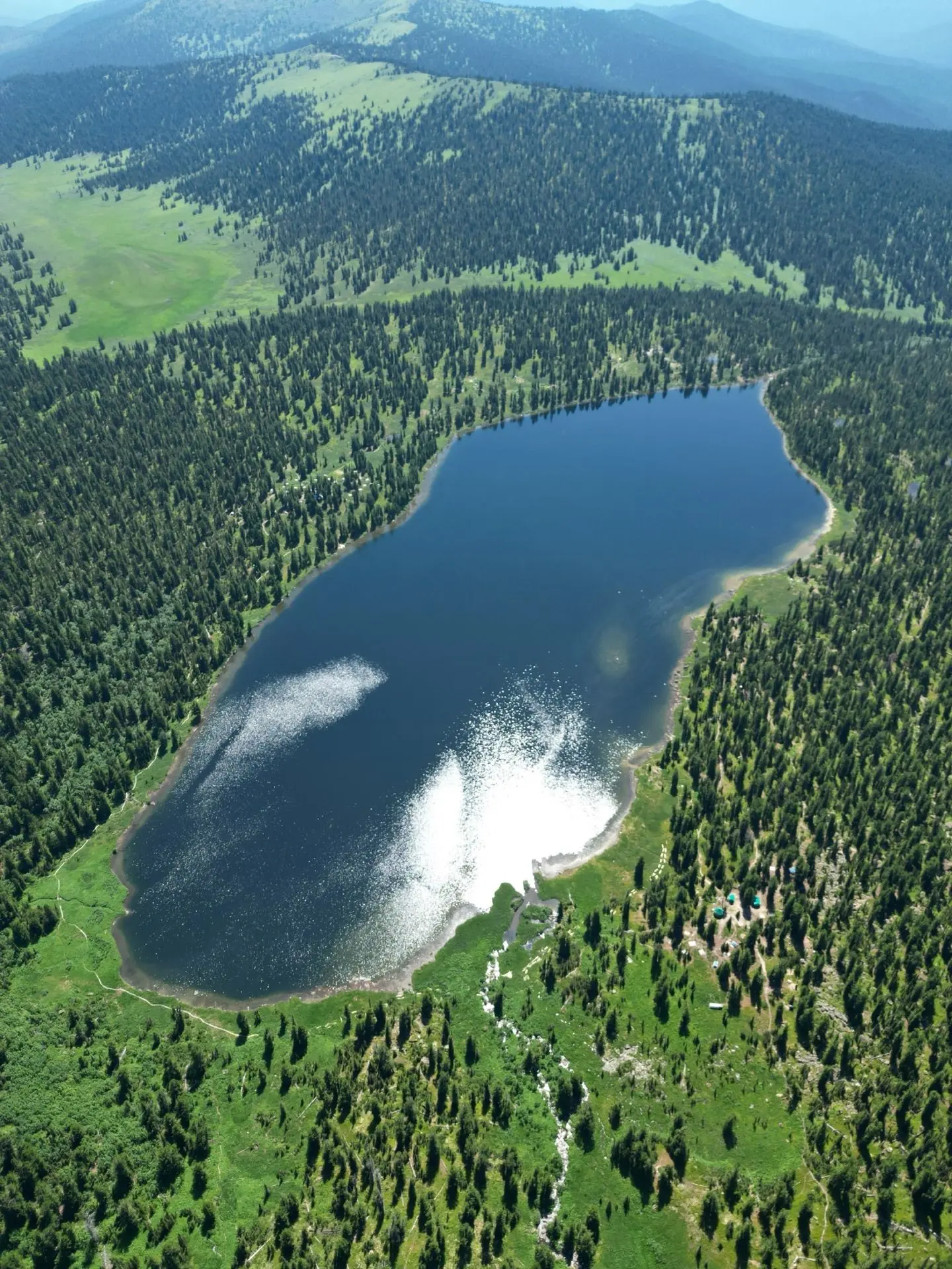 🏔 Озеро Светлое в сердце природного парка «Ергаки»