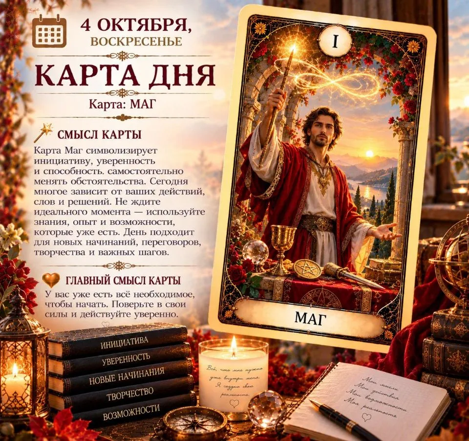 🗓 4 октября 2026 года –