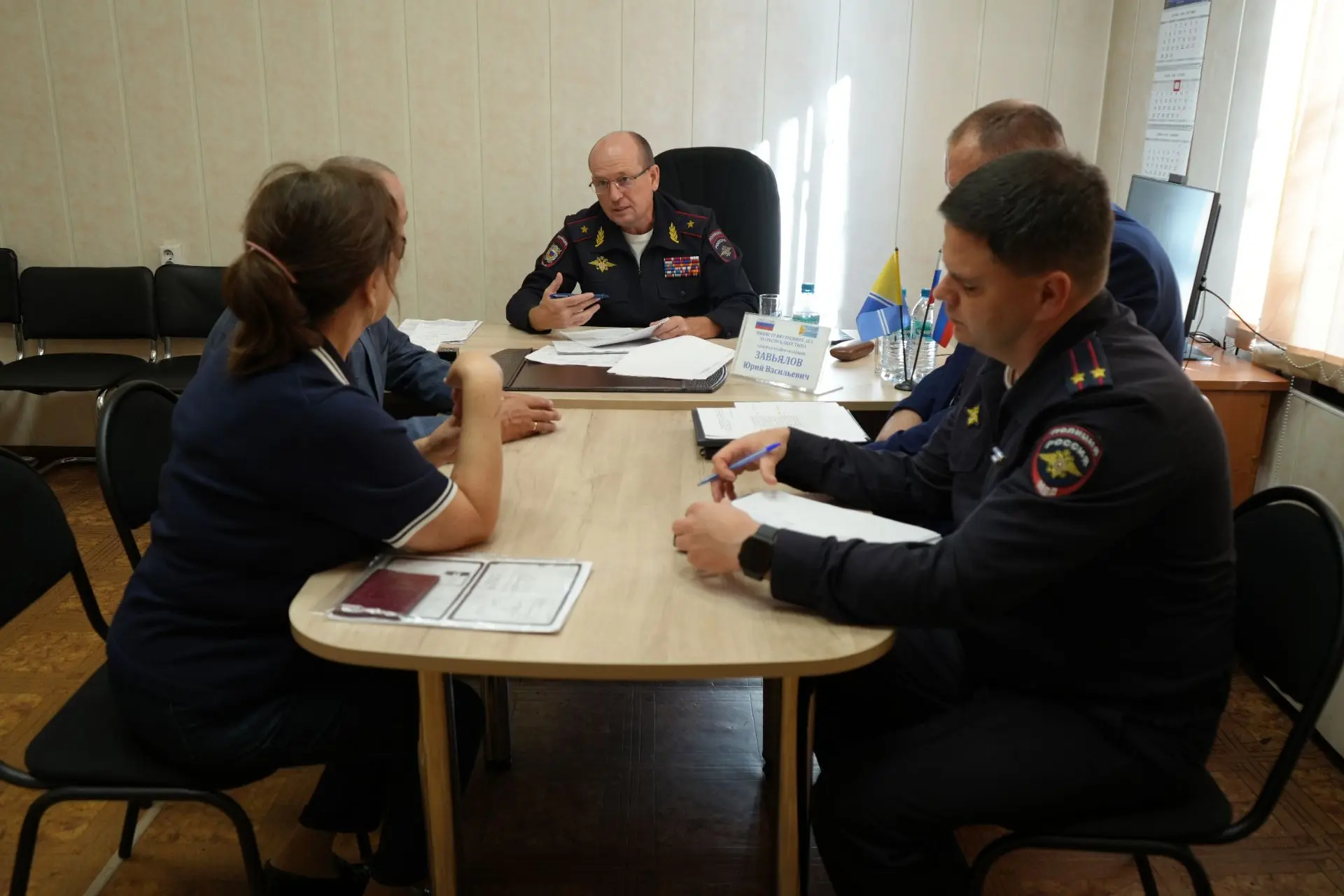 Министр внутренних дел по Республике Тыва Юрий Завьялов провел личный прием граждан