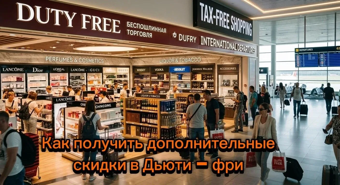 Как получить дополнительные скидки в Дьюти-фри?