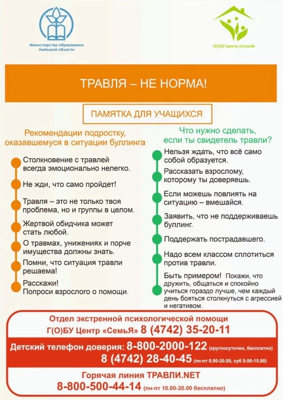 Травля-не норма!
