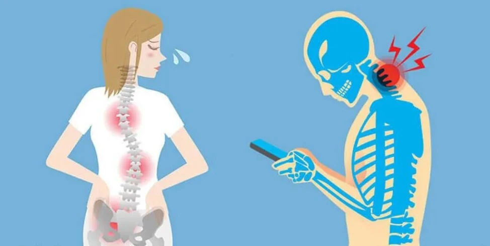 Врачи Благодарненской РБ предупреждают: смартфоны могут вредить не только зрению, но и позвоночнику
