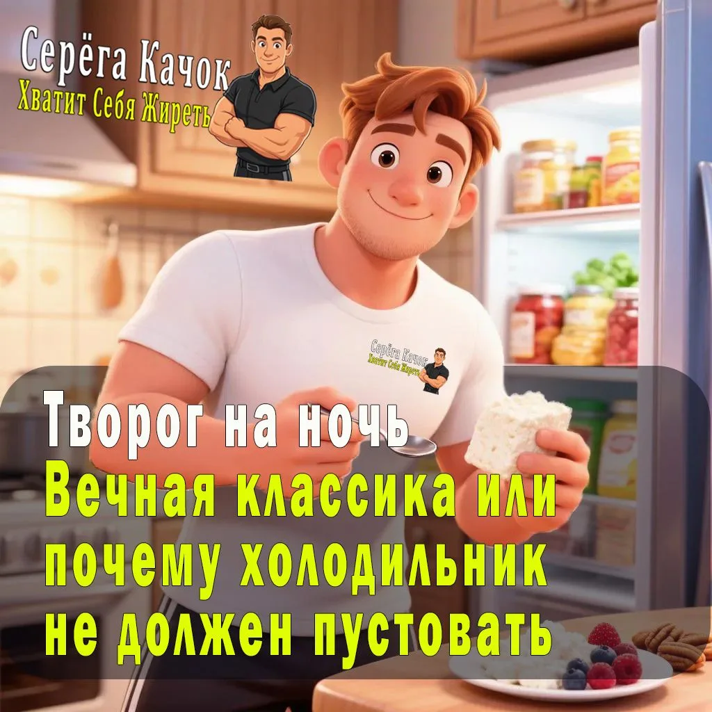 Творог на ночь: вечная классика (или почему холодильник не должен пустовать после 22:00)