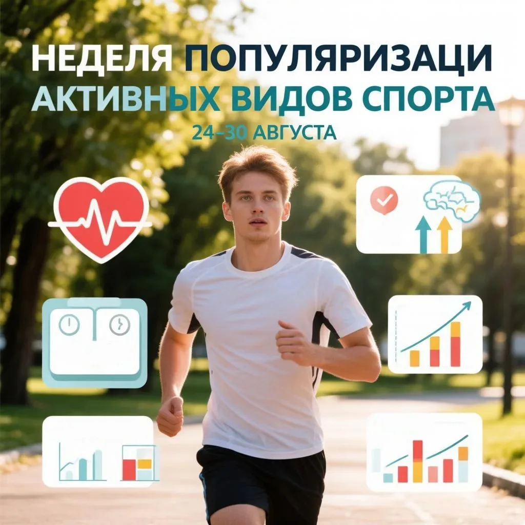 24–30 августа: Неделя популяризации активных видов спорта