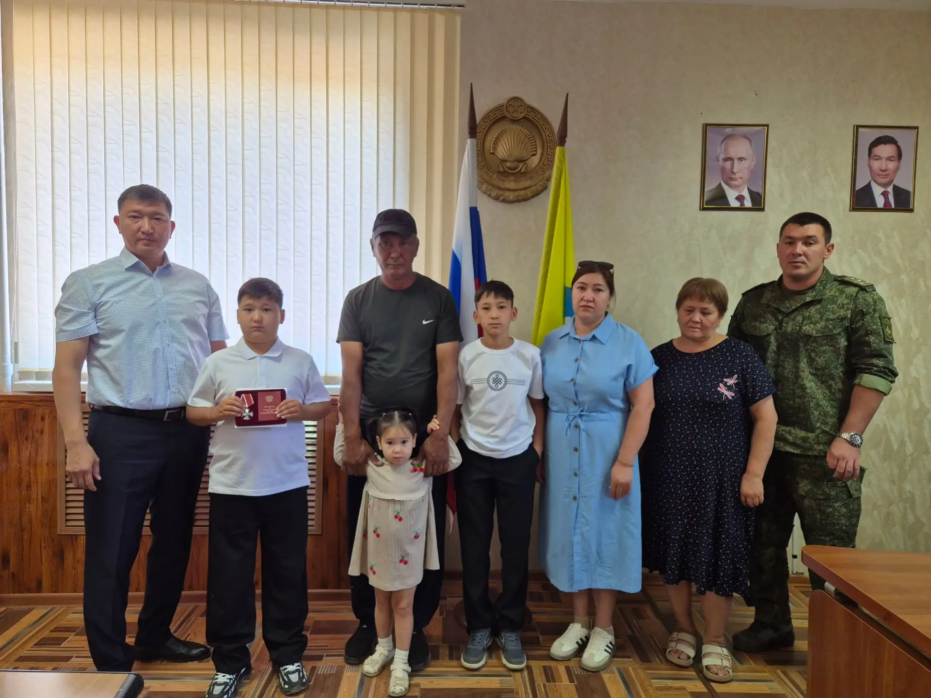🎖 Герой Юстинского района награжден Орденом Мужества (посмертно)