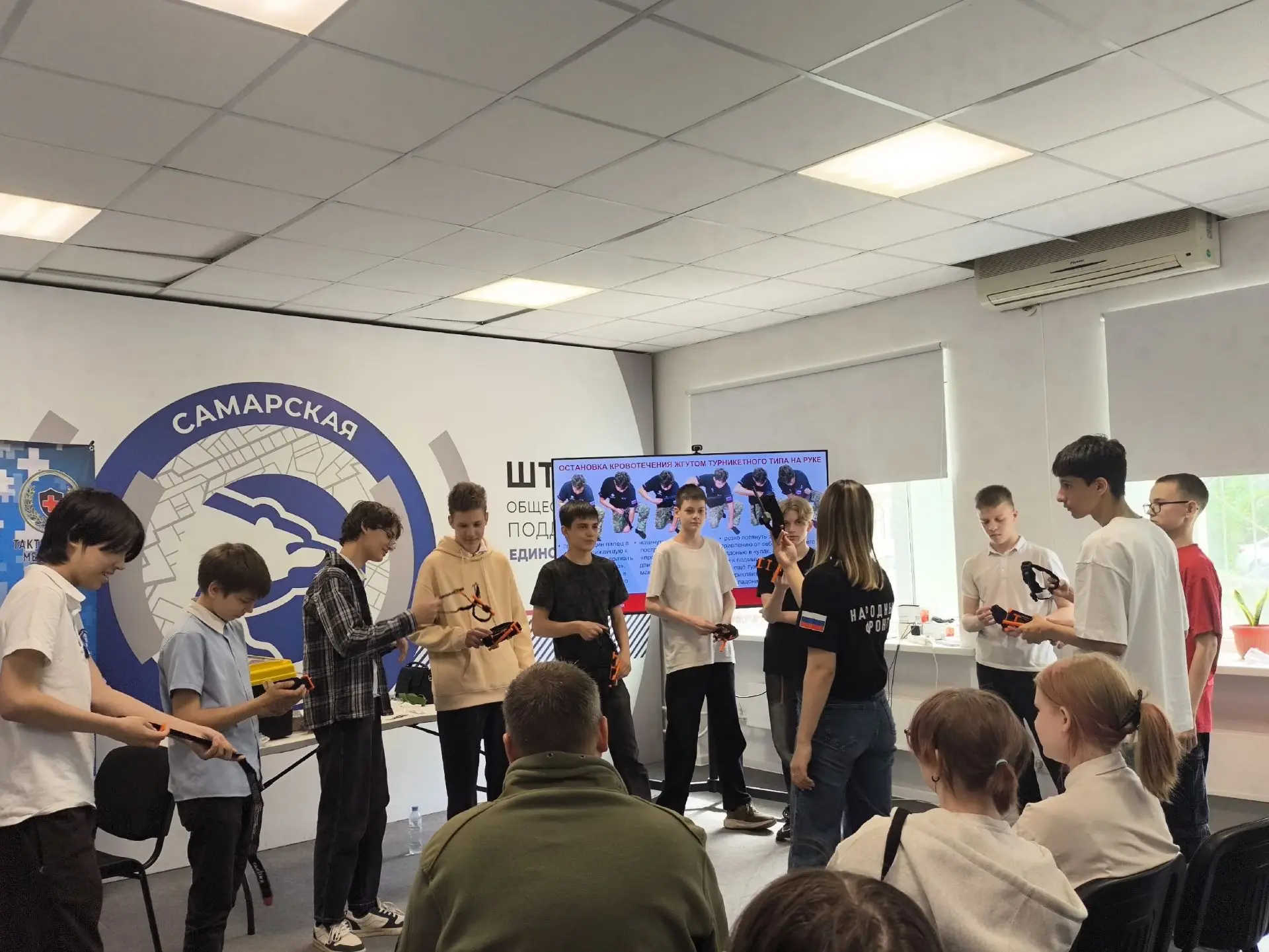🇷🇺В самарском штабе общественной поддержки «Единой России» провели необычное занятие. Наши ученики о