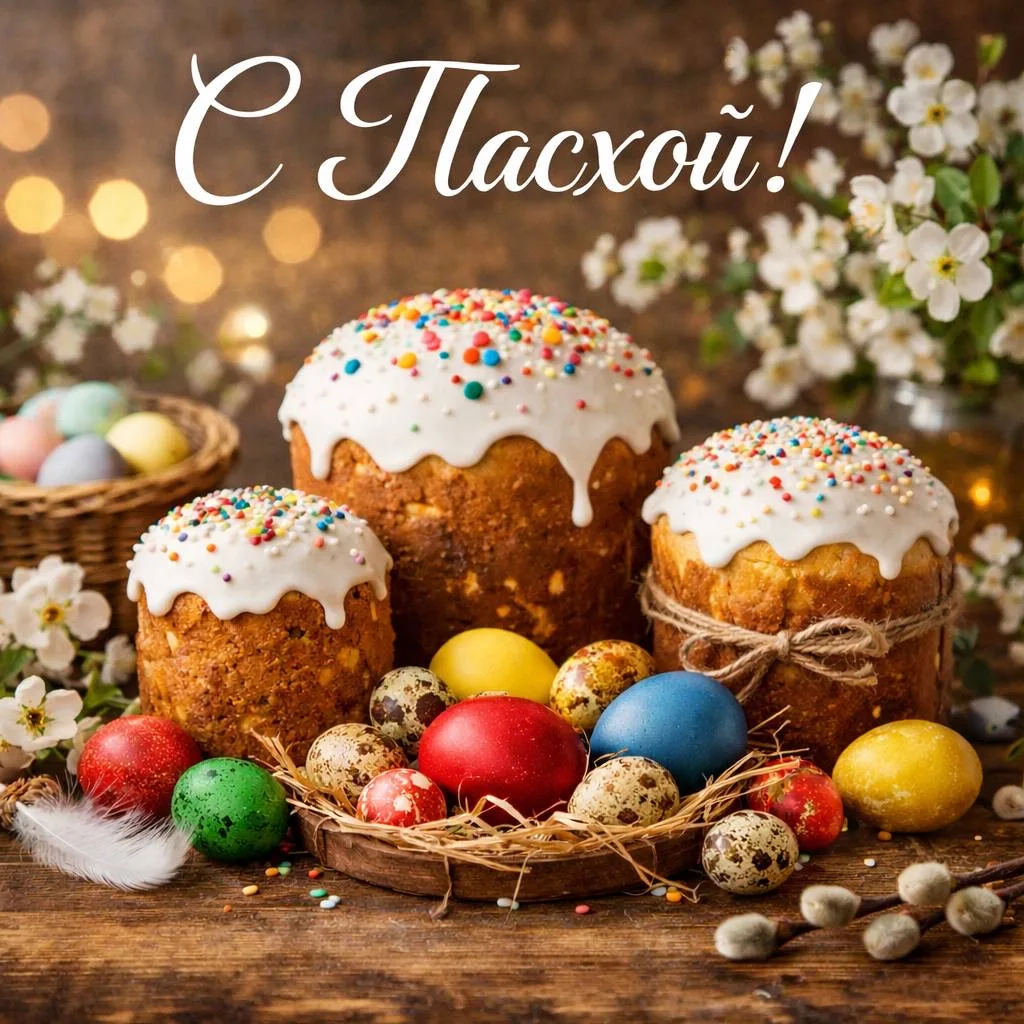 Христос Воскресе!  Пасха – особый день, когда в доме пахнет свежими куличами, на столе аккуратно леж