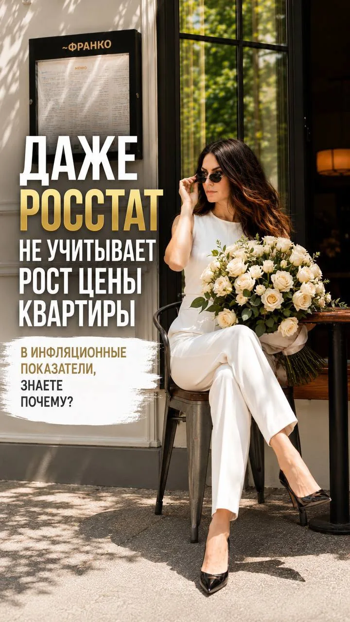 Даже Росстат не учитывает рост цены квартиры в инфляционные показатели, знаете почему?
