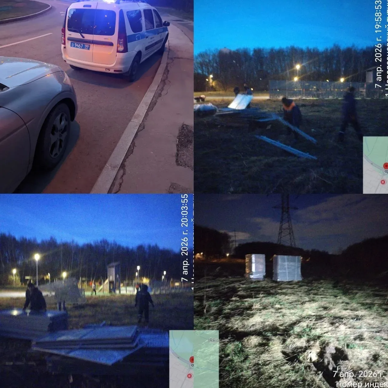 Незаконные вечерне-ночные работы Мосводоканала в Битцевском лесу на Лысой горе остановл...
