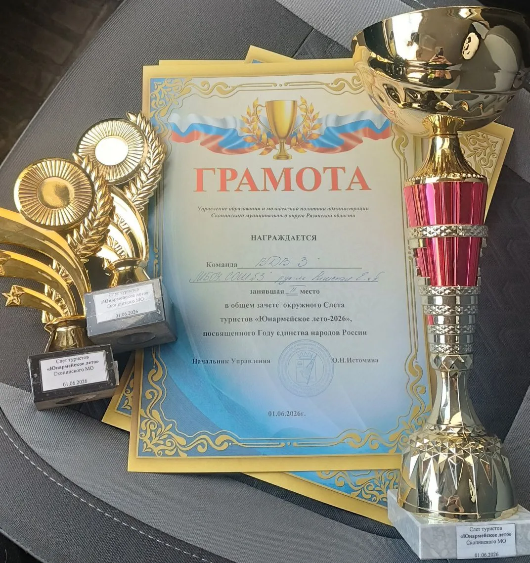 Поздравляем нашу команду, занявшую почётное ll🥈 место в окружном туристическом слете "...