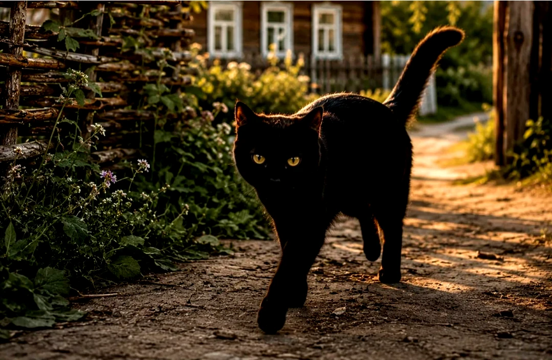 ЧЁРНАЯ КОШКА ПЕРЕБЕЖАЛА ДОРОГУ - К НЕУДАЧЕ 

Примета которую знают все. Но история у неё не такая др