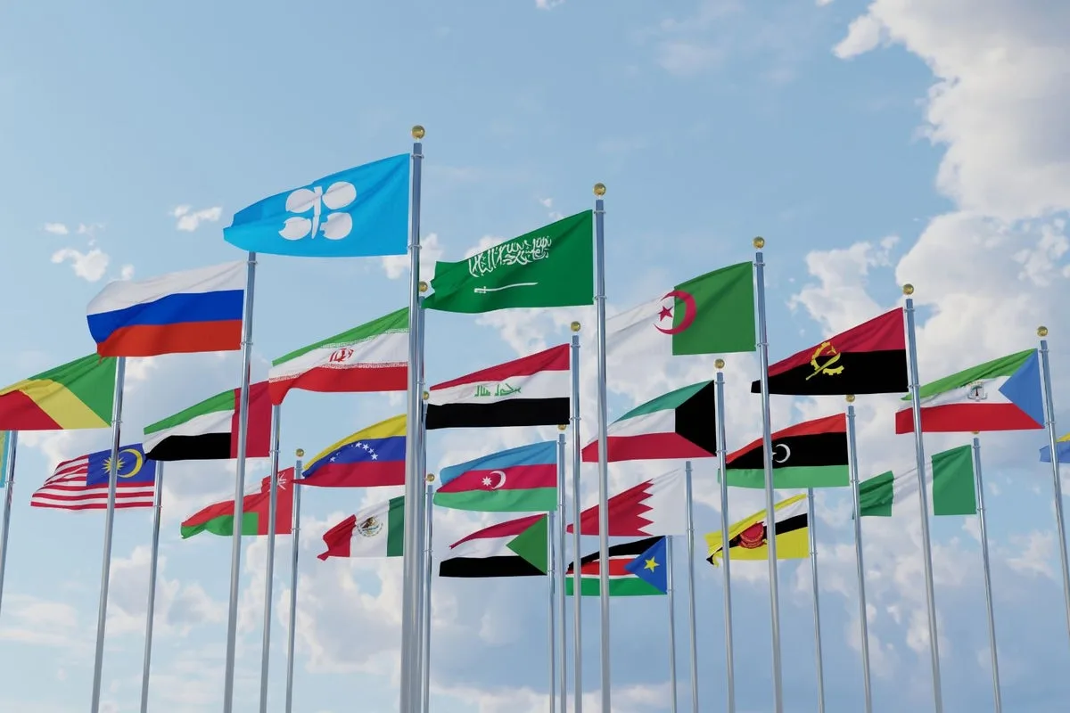 ОПЕК+ растерял добычу  Страны ОПЕК+ в марте 2026 года сократили производство нефти на 7,593 млн барр