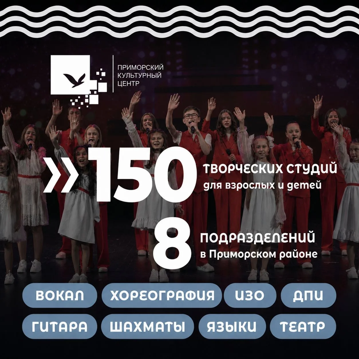 ✨ Выбирайте творчество рядом с домом: студии Приморского района продолжают набор!