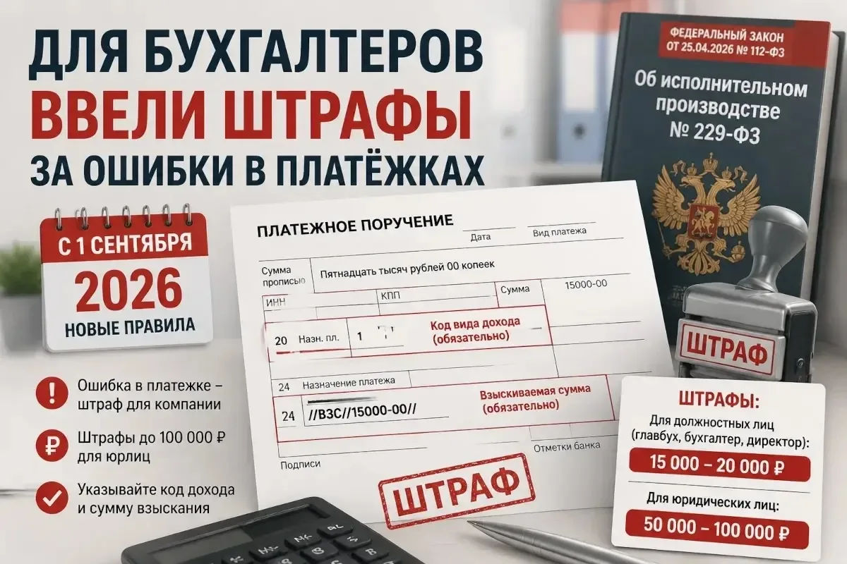 С 1 сентября 2026 года вступают в силу поправки,которые ужесточают ответственность за н...