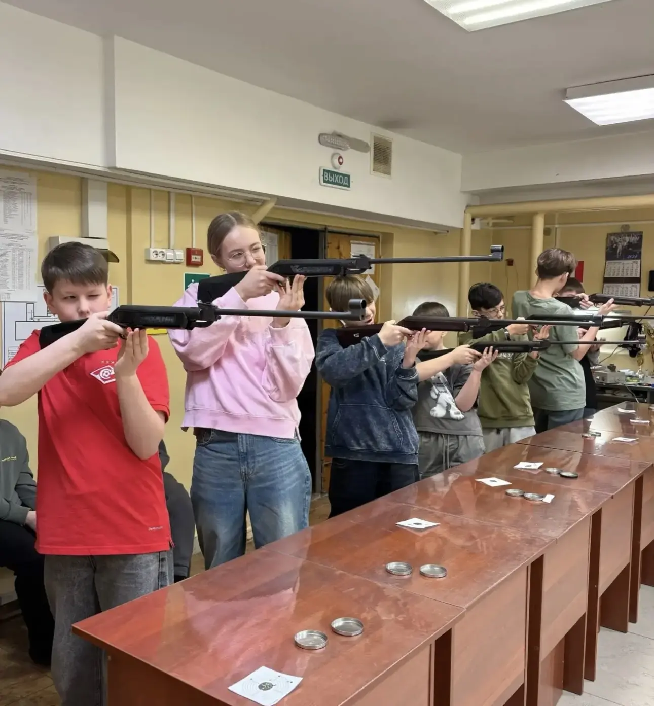 🎯Сегодня в рамках подготовки к военно‑патриотической игре «Зарница» наши гимназисты отработали основ