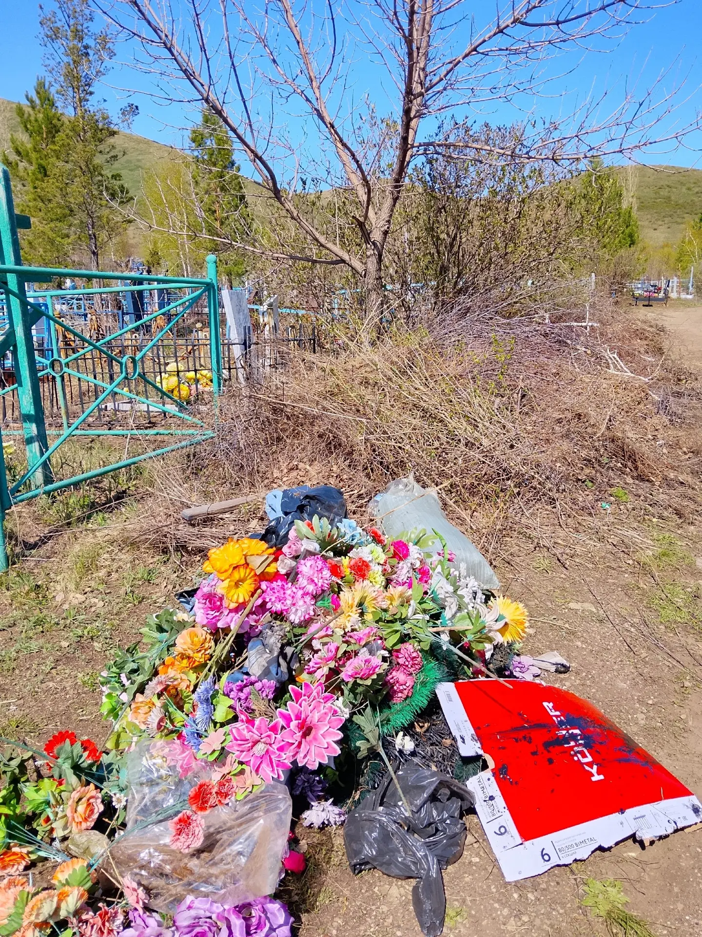 Крик души! Сегодня была на могилках в Дорстрое. В планах было убраться на трёх могилах родных, но по