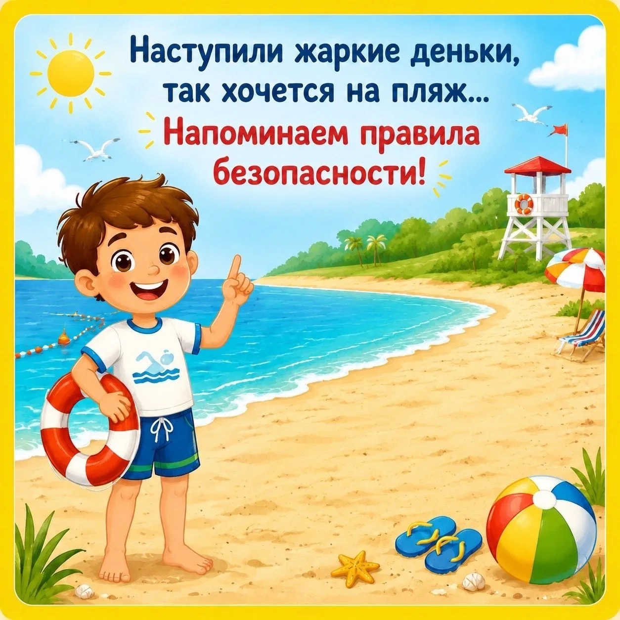 ☀️Лето должно быть безопасным! ☔️

🌊Летний период — это не только радость каникул и возможность заг