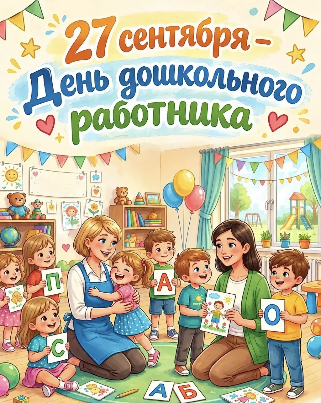🎊С Днем дошкольного работника!