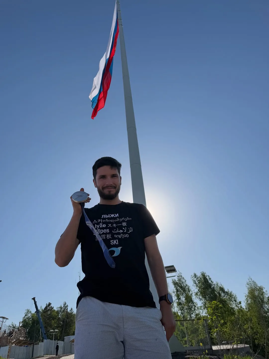 👌 Олимпийский призёр Никита Филиппов за день покорил Красноярск и самую длинную лестницу в России

