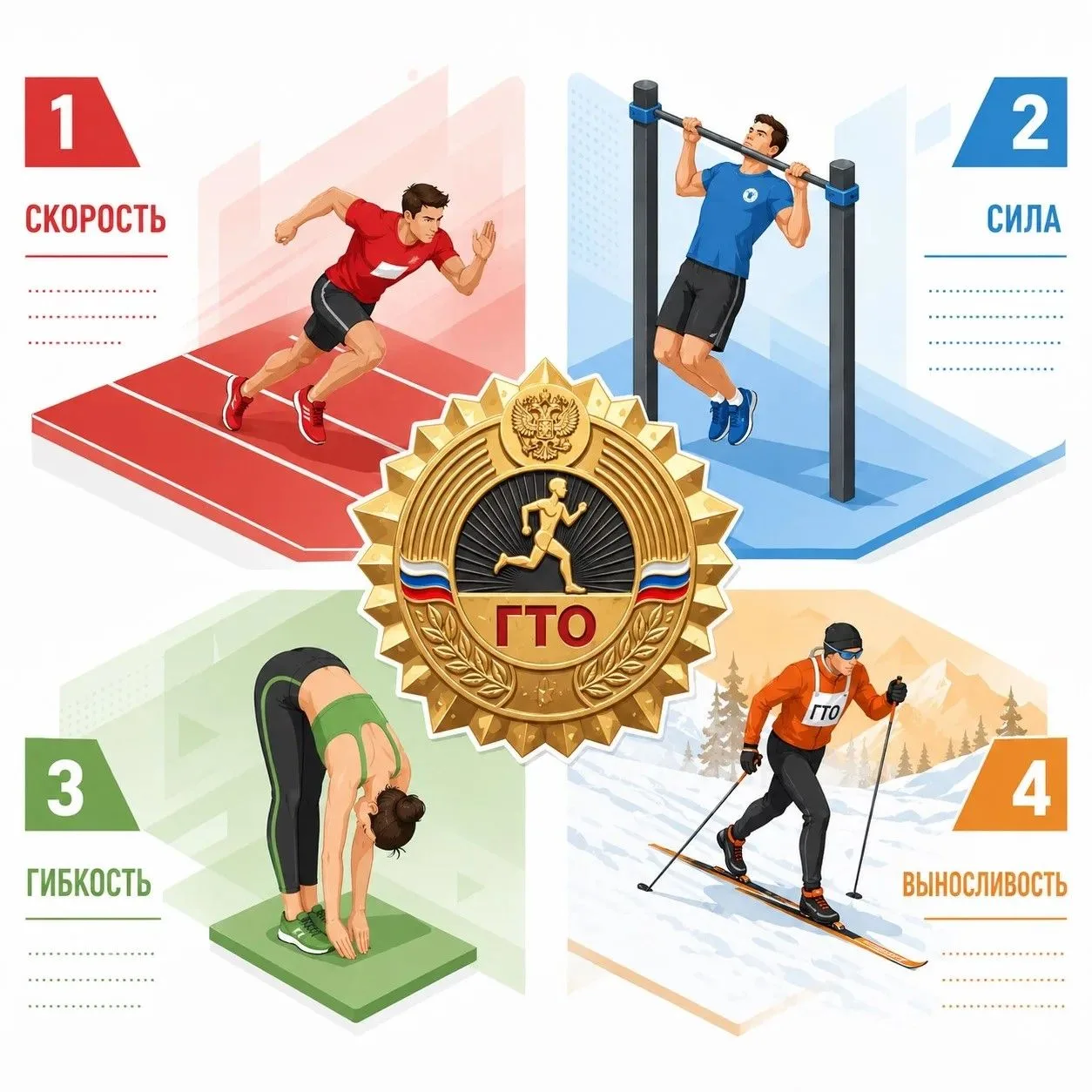 💪 ГТО — это не только бег! Разбираемся в нормативах