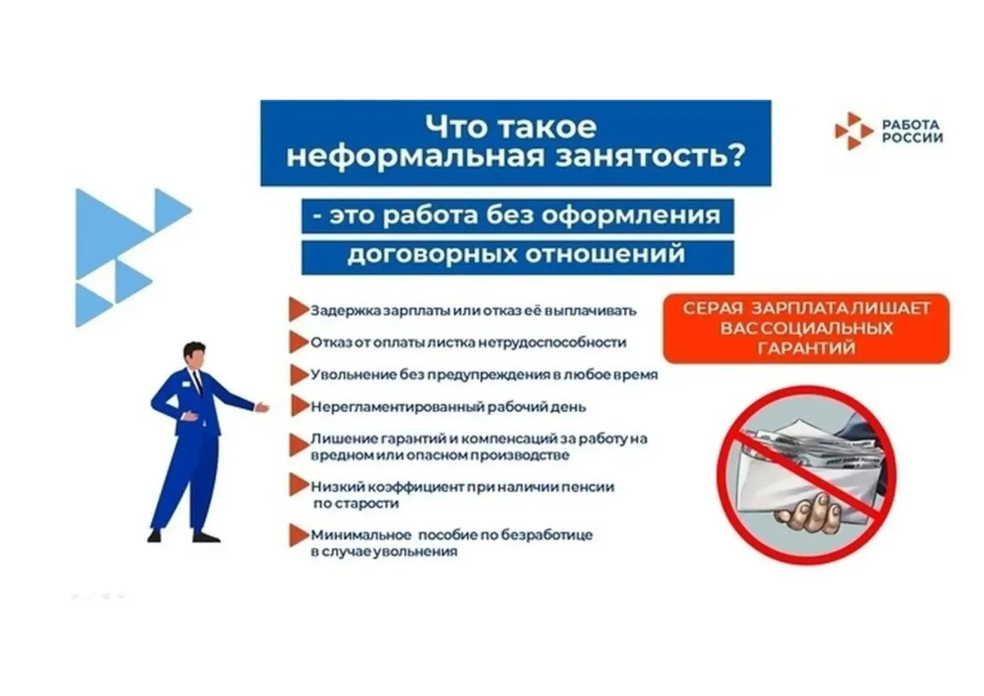 В 2026 году проблема нелегальной (или теневой) занятости в России остаётся актуальной. Под этим терм