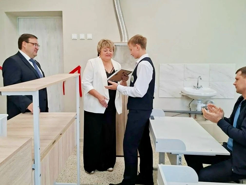 1 сентября в нашей школе состоялось торжественное открытие агрокласса.