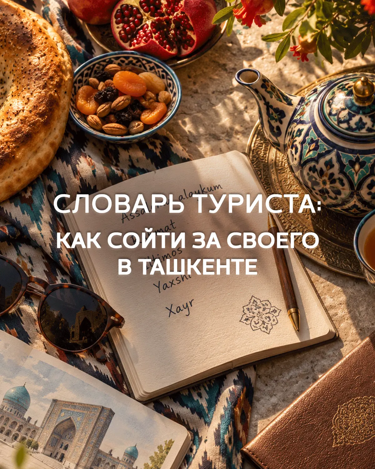 В Ташкенте плов подают быстрее тем, кто знает базу. Всего пять слов превратят вас из об...