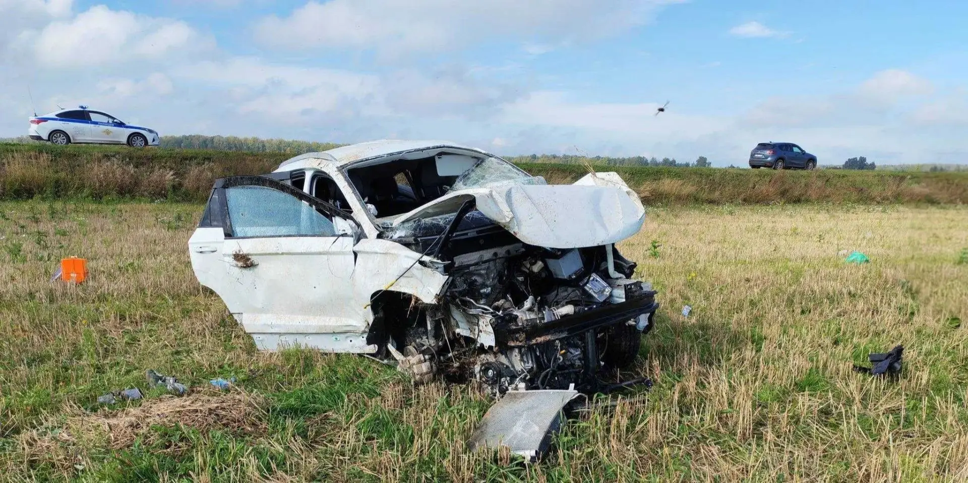 😱Под Рязанью в ДТП погиб 47-летний водитель автомобиля «Фольксваген»