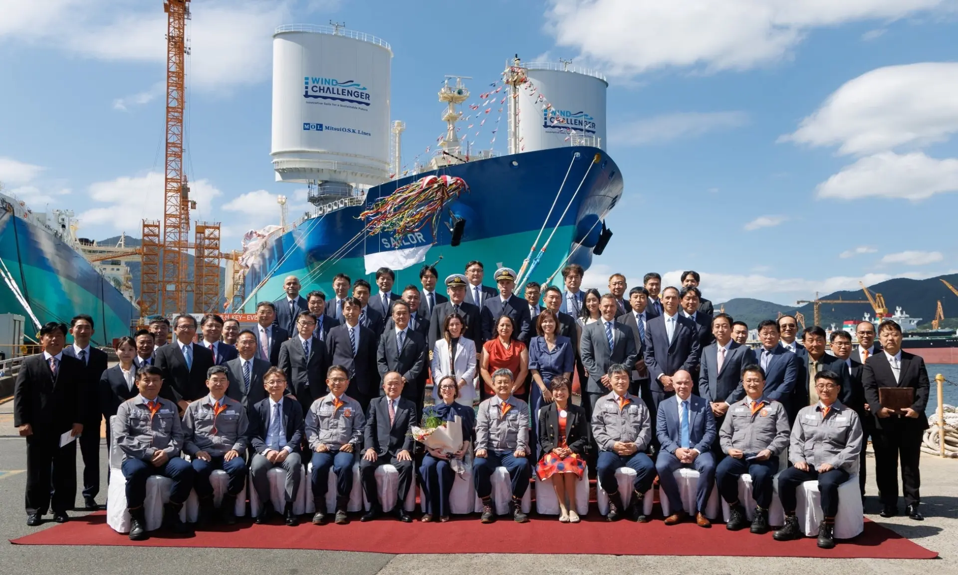 🇯🇵⚓⛴  10 сентября состоялась церемония имянаречения первого в мире LNG-танкера с жёст...