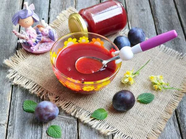 🍑 Пюре из сливы для детей