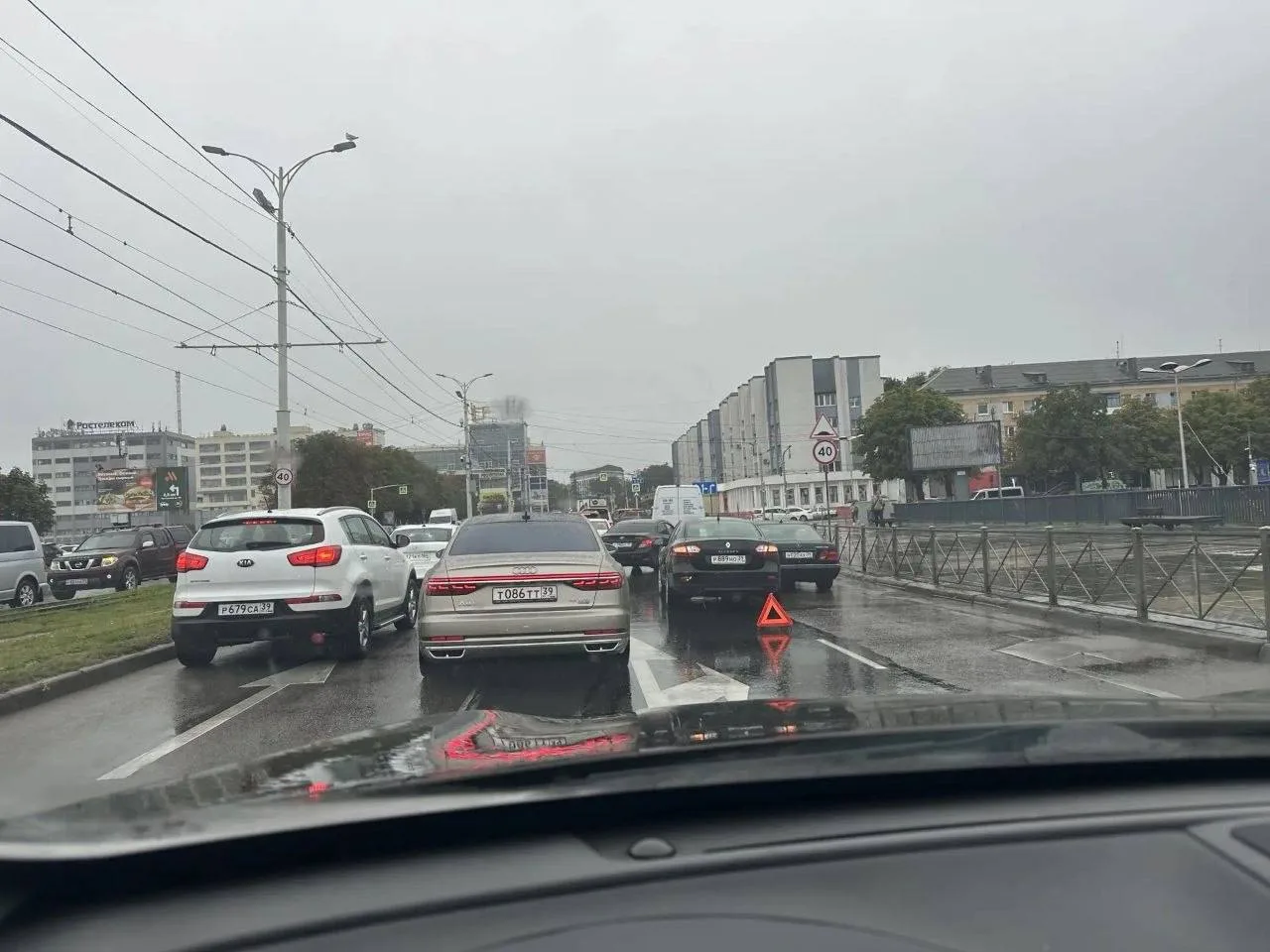 Авария на Шевченко в сторону гостиницы Калининград ❗️