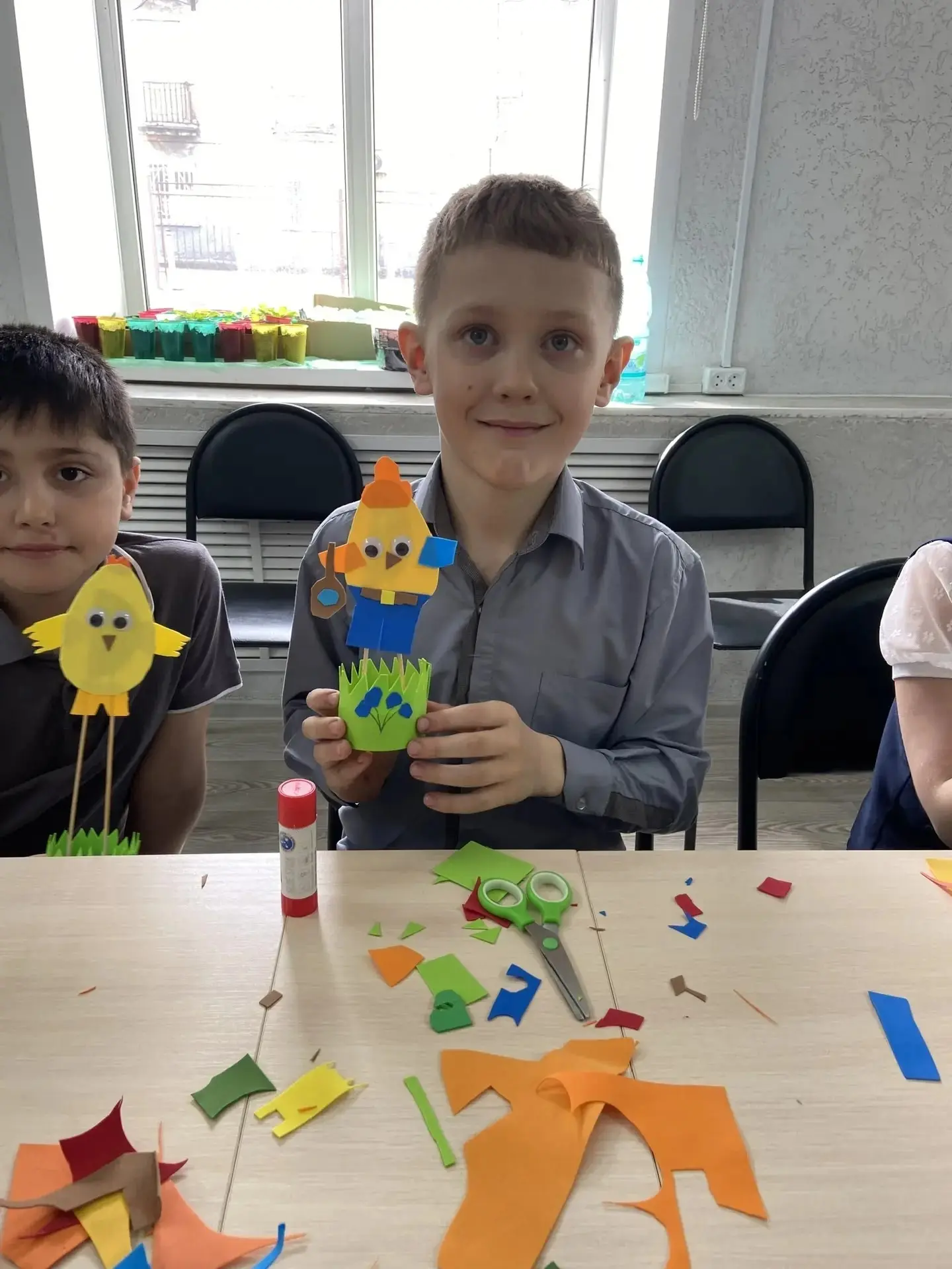 🐣 Пасхальная птица счастья    Ребята из 2Г, 2Б и 2В классов приняли участие в творческом мастер-клас