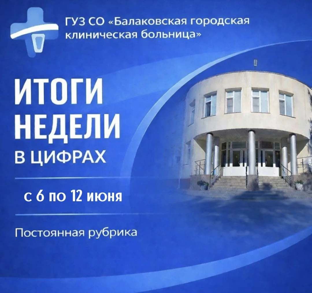 ИТОГИ НЕДЕЛИ с 06 по 12 июня 2026 года

🔹 Неотложную помощь на догоспитальном этапе (на уровне прие