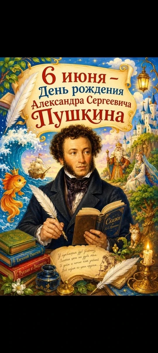8 июня -День русского языка. В старшей группе #МБДОУПетровскийдетскийсад с воспитанниками прошла тем
