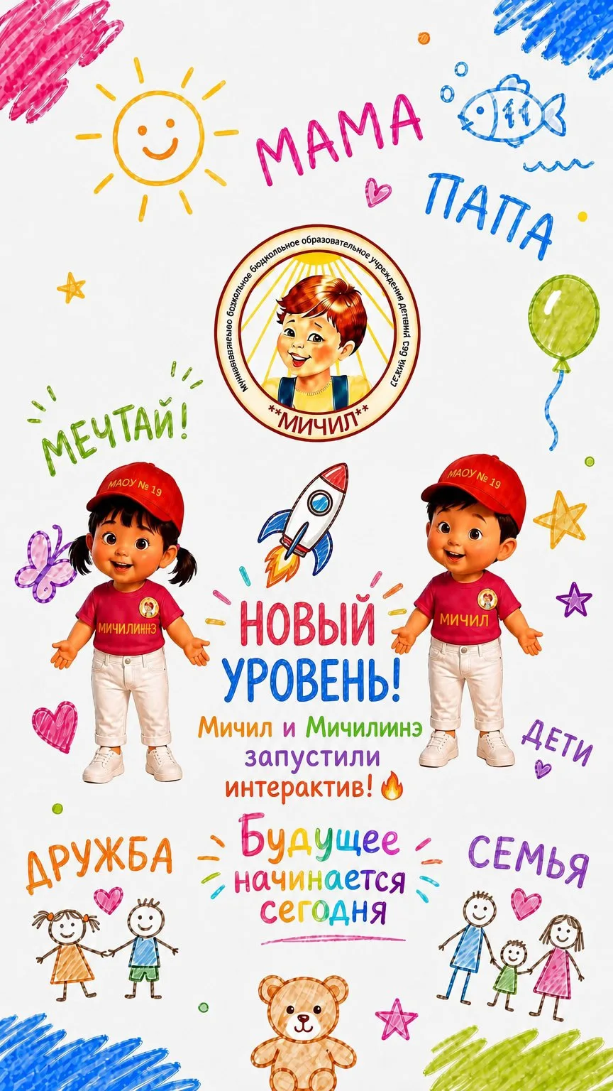 🚀  Новый уровень! Мичил и Мичилиинэ запустили интерактив! 🚀