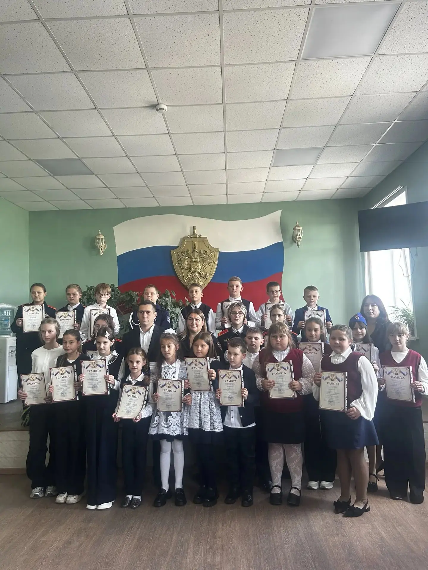 В ОМВД России «Елецкий» наградили юных участников конкурса «Полицейский Дядя Степа» 👮‍...