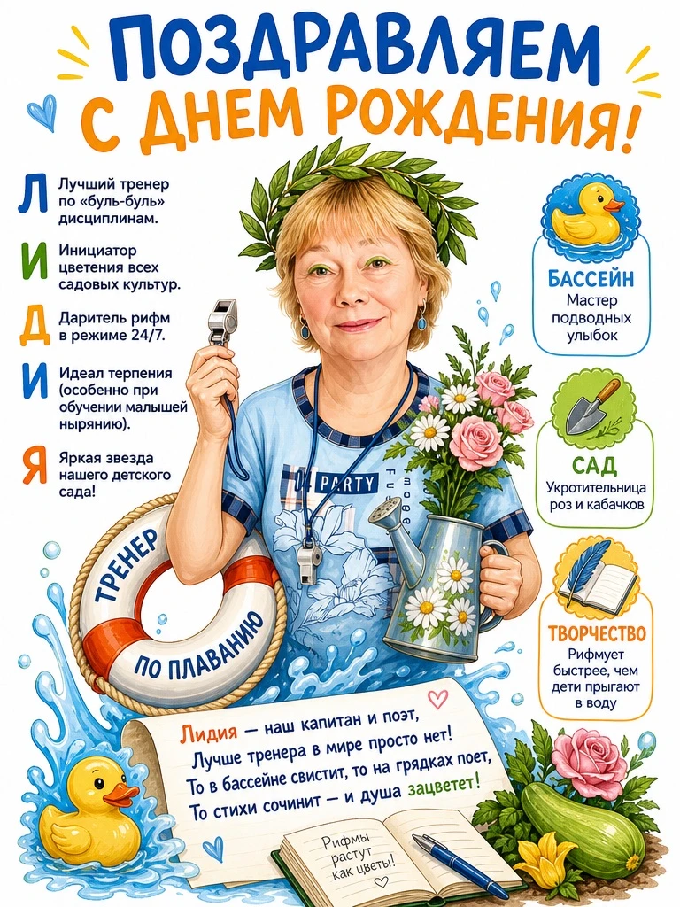 🎉Дорогая наша Лидия Николаевна!