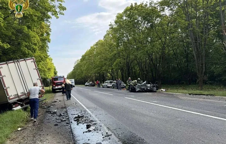Четыре человека погибли в ДТП с грузовиком на трассе М-2 «Крым» в Чернском районе

Как сообщили в пр