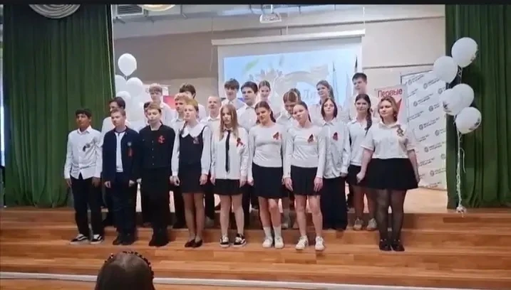 🎤 В рамках патриотической акции «Голос Победы», приуроченной к празднованию Дня Великой Победы, учащ