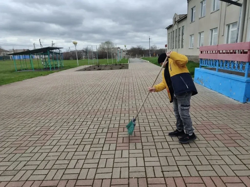 💥Всероссийский субботник в школе: