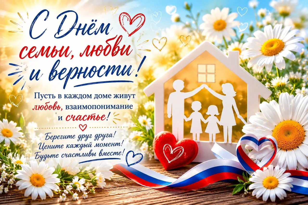 Уважаемые коллеги!

Молодёжный совет УФК по Забайкальскому краю поздравляет вас с Днём семьи, любви 
